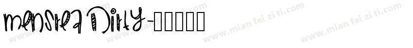 Mensrea Dirty字体转换